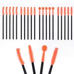 20pcs Sewing Machine Cleaning Brush, Reusable Silicone Dense Hair Cleaning Brush Cleaning Cotton Swab Sewing Tools Multipurpose Cleaning Swab Sticks for Paint Sewing Machine