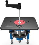 Kreg PRS5000 Precision Router Lift - Router Table Lift System - Durable Router Plate Insert - Router Table Plate Insert - For Quick, Accurate, Reliable & Repeatable Setups