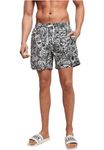 Urban Classics Men's Pattern Swim Shorts, Tattoo AOP, L