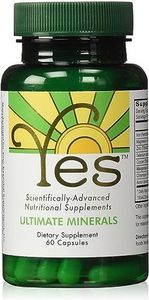 YES Ultimate Minerals Supplement 60ct | Ideal for The Peskin Protocol | for Mineral Deficiency Support: Iron, Magnesium, Zinc, Selenium, Copper, Manganese, Chromium, Boron