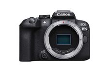 Canon EOS R10 Mirrorless Camera Body - 24.2 MP, APS-C Sensor, up to 4K 60p Video | Wi-Fi & Bluetooth | Dual Pixel CMOS AF II | Light and Compact