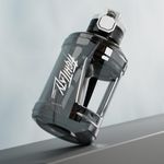 Lifelong Gallon Water Bottle 1.6Litre for Gym, Sports & Home | Gallon Bottles for Men & Women | Gym Water Bottle for Men, Women, Boys & Girls | Gym Bottle (Plastic, Black)