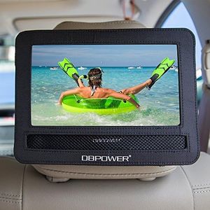 (10-10.5) - DBPOWER 10/10.5 Car Headrest Moust Holder Strap Case for Swivel & Flip Style Portable DVD Player (10-10.5)