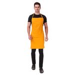 KODENIPR CLUB Mens and Womens Chef Cooking Kitchen Apron (Non-Waterproof, Yellow, 2)