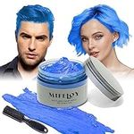 Temporary Blue Hair Color Wax with 
