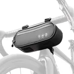 OFFBONDAGE Bike Handlebar Bag Waterproof with Large Reflective Area, Front Bike Frame Bag Bicycle Accessories for Gravel Mountain Road Cycling