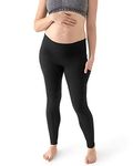 Kindred Bravely Louisa Ultra High Waist Over The Bump Maternity Leggings with Pockets (Black with Pockets, Medium)