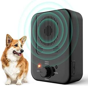 Queenmew. Anti Barking Device, Bark Control Device, Dog Barking Deterrent with Adjustable Level Sonic Bark Up Dog Training Tools to 50 Ft Range Safe for Dogs