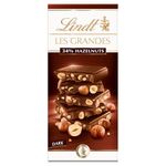 Lindt Les Grandes Dark Chocolate Hazelnut Bar, 150g (Pack of 13)