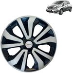 PRIGAN Wheel Cover for Honda BRIO 14 Inch Black Silver Wheel Cap (Available in 12,13,14,15 Inch) (Set of 4 Pcs) (Press Fitting) Model- TGO-T1-DC-14