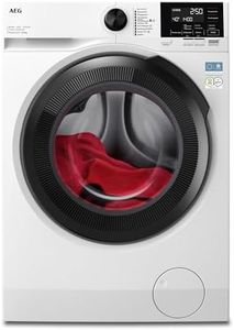 AEG Waschtrockner, 8 kg Waschen, 5 kg Trocknen, Serie 7000 ProSteam - Dampf-Programm–Weniger Bügeln & mehr Frische, EEKLD/A, NonStop 1kg-in-1h, Mengenautomatik, Inverter Motor, 1400 U/min, LWR7AMZ48WD