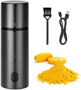 Vucchini Pill Crusher Grinder Electric for Fine Powder | Automatic Stainless Steel Crusher Rechargeable Lightweight Grinder for Medication, Vitamins, Pets, Elderly