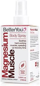 BetterYou Magnesium Muscle Body Spray - Muscle Relief Spray - Magnesium, Arnica, And Lemon Oil - Gentle Heat For Muscle And Joint Recovery - 3.38 oz