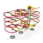 Quercetti Skyrail Ottovolante Elevator Playset, 360 Pieces Marbles