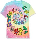 Grateful Dead Spiral Bears Tie-Dye T-Shirt by Liquid Blue (XL)