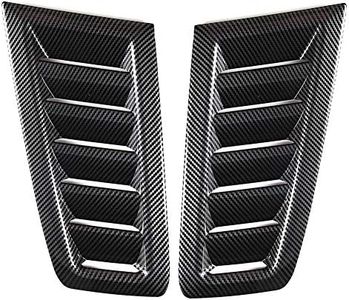 Car Hood Vent Scoop Kit Universal Cold Air Flow Intake Fitment Louvers Cooling Intakes Auto Hoods Vents Bonnet Cover Fits for RS MK2(Hydrographics Transfer Printing)