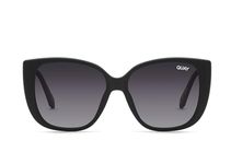 Quay - Womens Sunglasses, Square Lenses with UV Protection, Oversized Sunglasses, Matte Black, Ever After Large