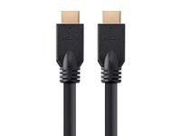 Monoprice High Speed HDMI Cable - 15 Feet - Black | No Logo, 4K @ 60Hz, HDR, 18Gbps, YUV 4:4:4, 26AWG, CL2 - Commercial Series