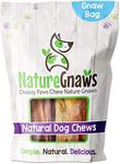 Nature Gnaws Premium Dog Chew Variety Pack - Tripe Twists, Beef Jerky and Bully Sticks for Dogs - Long Lasting Dog Chew Treats - Rawhide Free Dental Bones