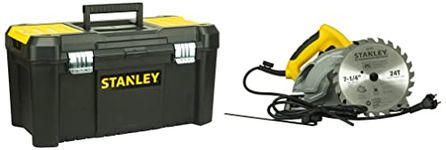 Stanley Sc16 1600W Corded Electric Circular Saw Stst1-75521 19-Inches Tool Box