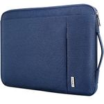 LANDICI 360° Protective Laptop Sleeve 13-14 Inch, Computer Bag Carrying Case for MacBook Air 13 M1/2022 M2, MacBook Pro 13/14 2021, Chromebook 14, Slim, Shockproof, Waterproof, Blue