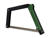 AGAWA - BOREAL15 -> 15 Inch Folding Bow Saw (Black Frame - Green Handle - All Purpose Blade)