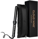 CLOUD NINE The Curling Wand Hair Curler Gold | Styling Tool Variable Temperature Control 125°C to 175°C Range of Hair Types Strong Shiny Healthy Results | Ceramic Barrel Pivoting Cord