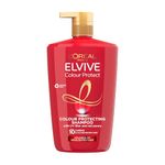 L’Oréal Paris Elvive Colour Protect Shampoo XL for Coloured, Highlighted Hair, Prolongs Colour Vibrancy, Silicone Free, 1L