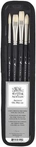 Winsor & Newton Artists Hog Oil Brush (Pack of 5),Black,Large