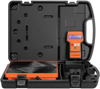 VIVOHOME 220 LBS High Precision Electronic Digital Refrigerant Charging Weight Scale with Case for HVAC A/C, Orange