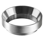 53mm Espresso Dosing Funnel with Magnet, WISSXOER Stainless Steel Coffee Dosing Ring Compatible with Portafilter (53mm)