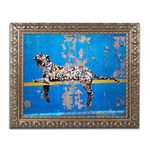 Trademark Fine Art Bronx Zoo Wall Decor by Banksy, 16-Inch X 20-Inch, Gold Ornate Frame