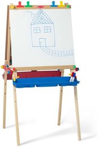 Melissa & Doug Deluxe Standing Art Easel | Arts & Crafts | Art Supplies | 3+ | Gift for Boy or Girl, 47 x 27 x 26 Inch, 11282