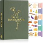 Lanpn Blank Recipe Book Cookbook to