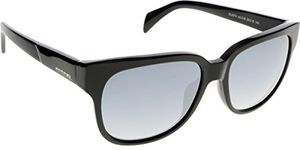 Diesel Women's 0074 Shiny Black Frame/Gradient Smoke Lens Plastic Sunglasses