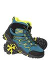 Mountain Warehouse Soft-Shell Kids Boots - Lightweight, Durable & Breathable Synthetic Upper with Mesh Lining & Good Grip - for Spring Summer, Travel & Outdoors Turquoise Kids Shoe Size 10 UK