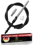 M. Rosenfeld Hookah Adapter & Mouthpiece - Cleanable Hookah Hose Silicone (60 in.) and Convenient Aluminum-Made Mouthpiece (15 in.) Modern Hookahs & Accessories