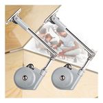 Toy Box Hinges Soft Close - Lid Support Hinges (Pack of 2), Safety Soft Close Hinges for Chest Toy Box, Slow Close Hinges,Lid Support Soft Close 105 Degree Open (APFFSY)