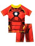 Marvel Boys Iron Man Swim Set Multicoloured Age 5 to 6 Years