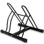 New Two Bicycle Bike Stand Racor Garage Floor Storage Organizer Cycling Rack