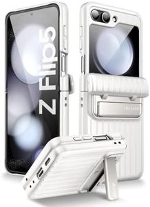 i-Blason Journey Series for Samsung Galaxy Z Flip 5 Case (2023) with Built-in Screen Protector & Kickstand, Full-Body Rugged Case for Z Flip 5 with Auto-Rotate Hinge Protection (Star)