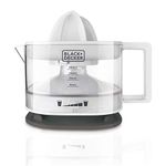 Black+Decker ES9240060B BXCJ25E Electric Citrus Press, Plastic, White