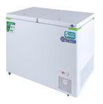 Rockwell 315Ltr, Double Door Eutectic Hard Top Deep Freezer, 18 Hours Temperature Backup, 5yrs Comprehensive warranty on Compressor (GFR350DDET, White)