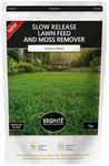 Bronte Heritage 1kg Lawn Feed Organic Based Fertiliser & Moss Control for Lush Green Grass Slow Release Nitrogen & Potassium Nutrients Safe for All Grass Treats up to 10m² Ideal for Small Lawn Areas