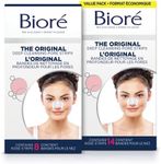 Bioré Original, Deep Cleansing Pore Strips, Nose Strips for Instant Pore Unclogging and Blackhead Removal, Dermatologist Tested, Oil Free and Vegan Friendly