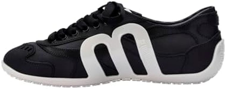 Melissa Motion Sneaker for Women, Beige/Black, 8