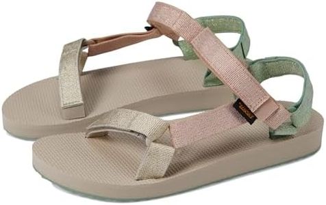 Teva Girls Original Universal Sandal, Metallic Clay Multi, 2 little kid