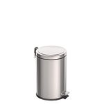 Tramontina 20 Litre Kitchen Indoor Outdoor Rubbish and Waste Bin with Pedal, Metal Stainless Steel, 29.5 cm Diameter x 46 cm Height, ‎94538120