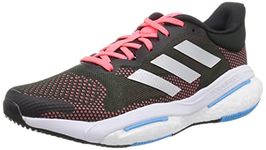 adidas Men's Solar Glide 5M Low Sneakers, Carbon Silver Met Turbo, 9 UK