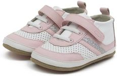 Robeez Lt Pink Everyday Eliza First Kicks, Baby Girl, 6-9mo